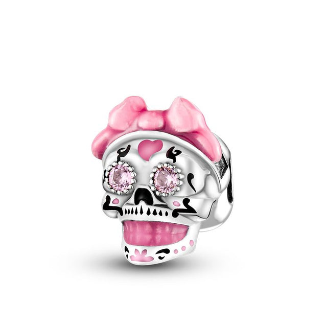 Calavera rosa clásica