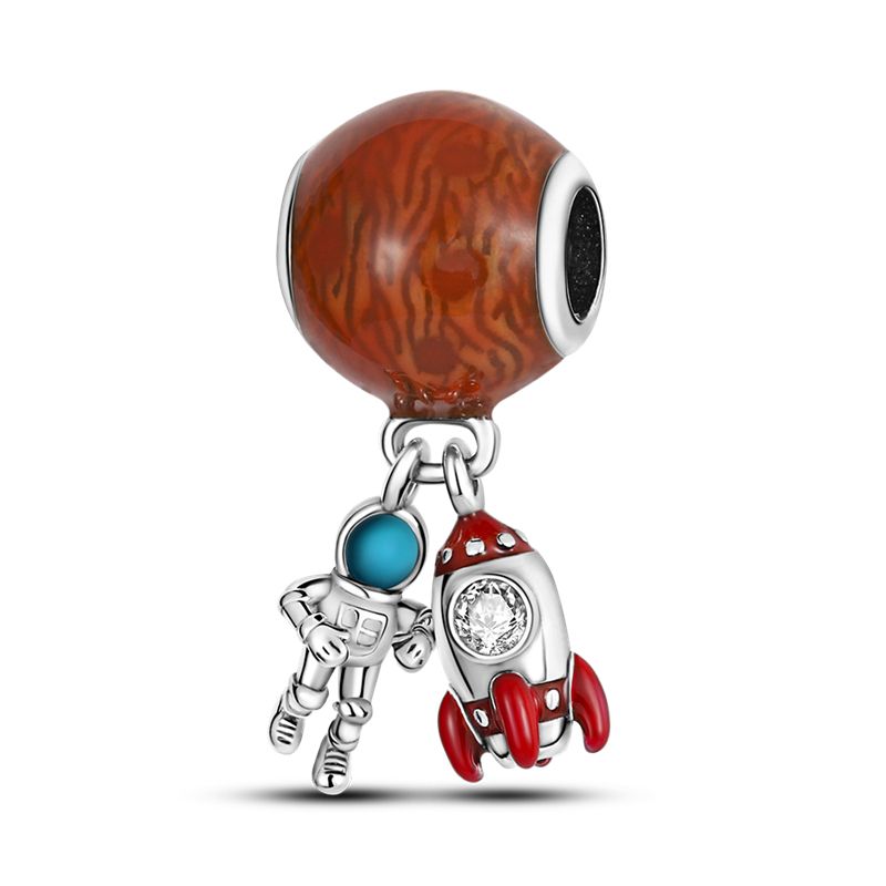 Astronauta y cohete