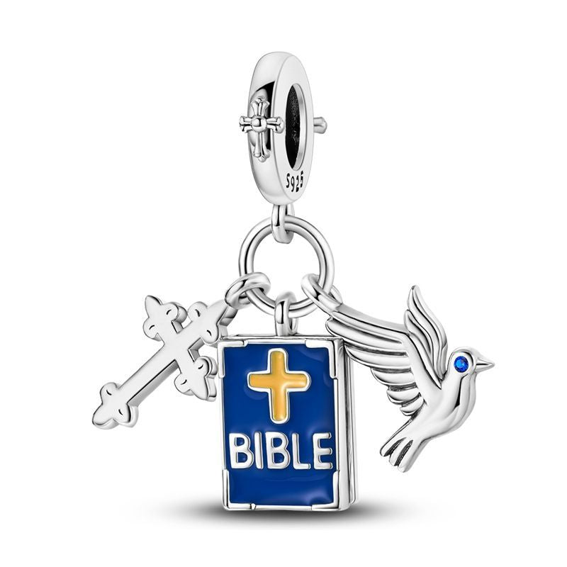 Biblia cruz paloma