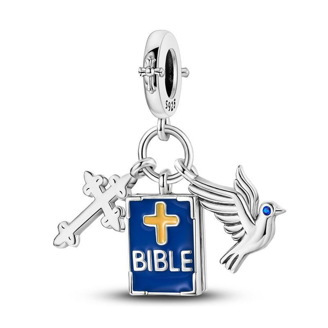 Biblia cruz paloma