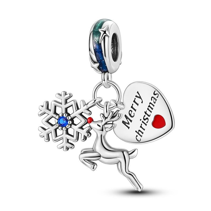Reno navideño tarjeta