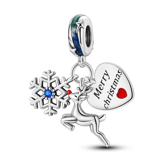 Reno navideño tarjeta