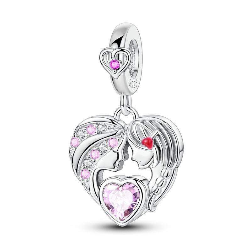 Madre e hija corazón