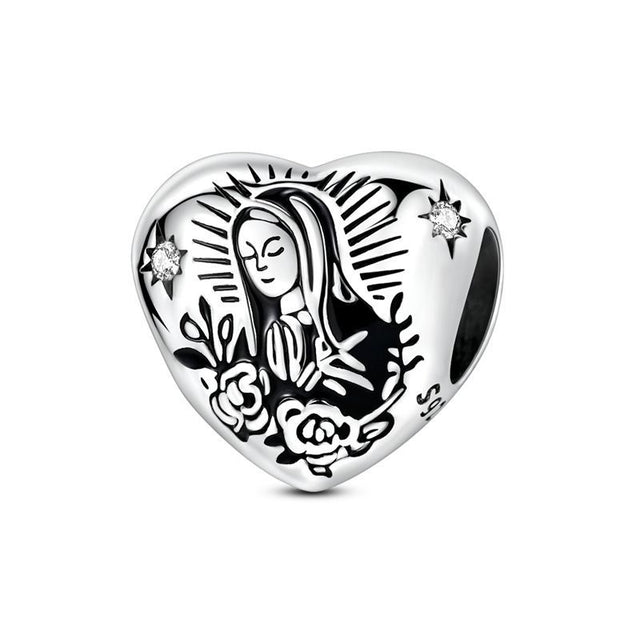 Virgen con corazón