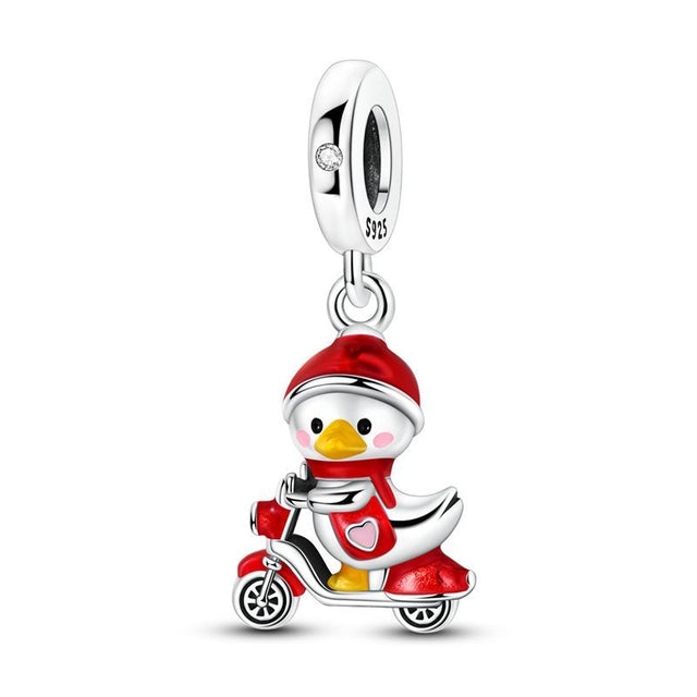Patito en scooter
