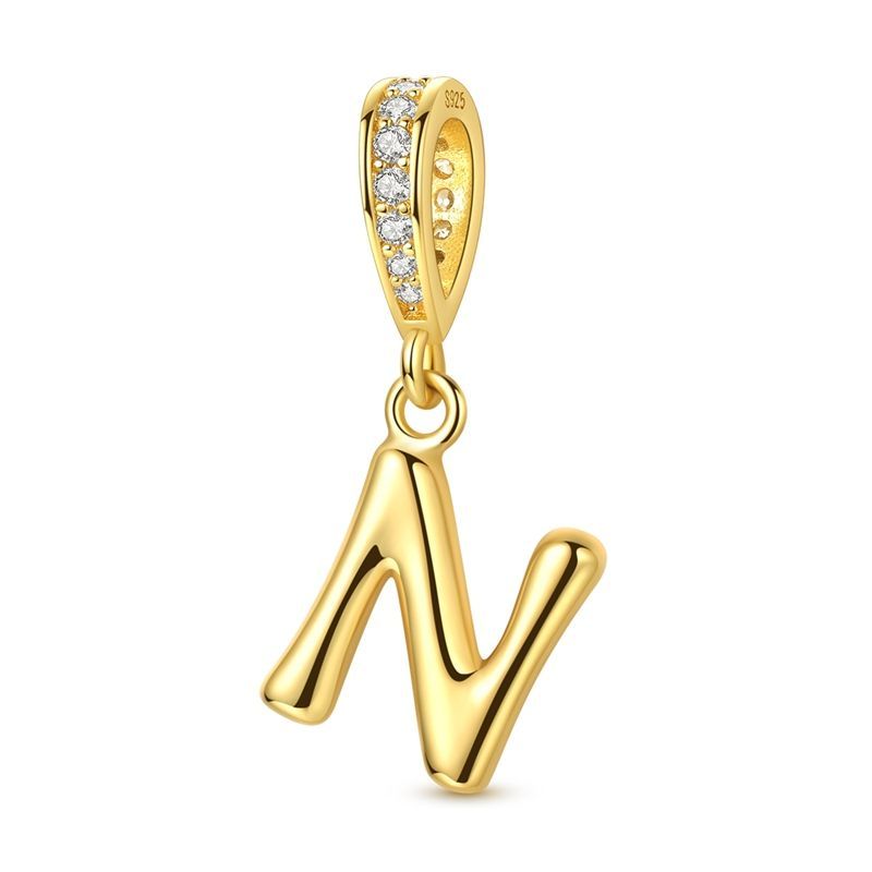 Inicial N oro