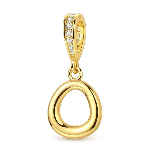 Inicial O oro charm