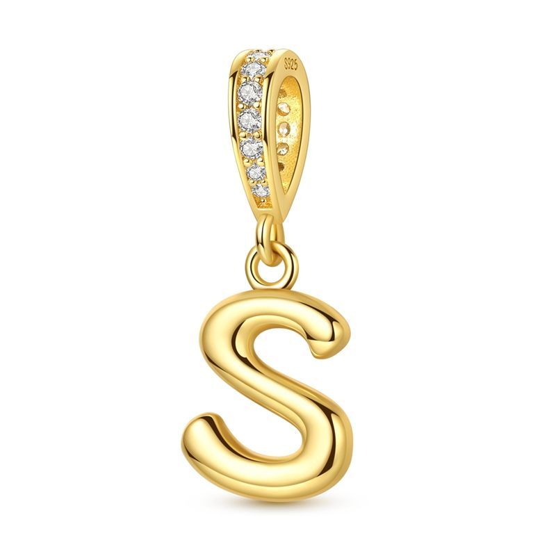 Inicial S oro dije