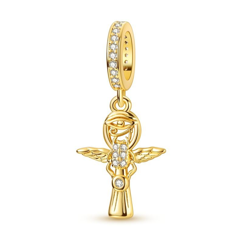 Ankh escarabajo oro