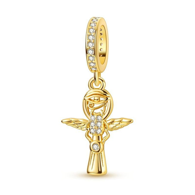 Ankh escarabajo oro