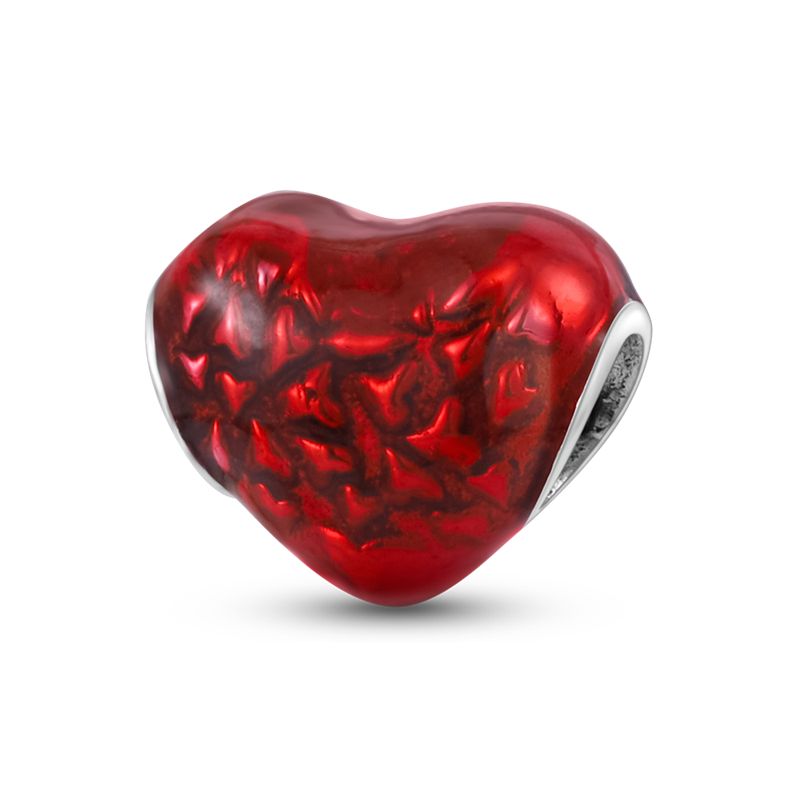 Corazón rojo intenso