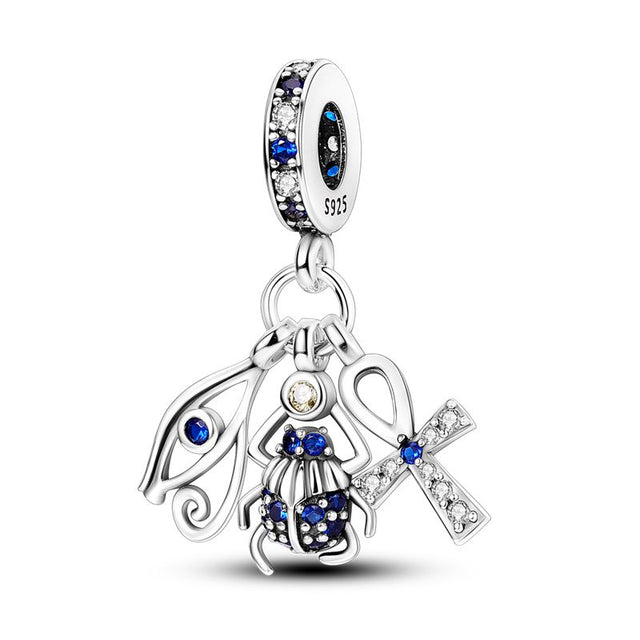 Escarabajo y ankh