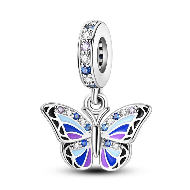 Mariposa azul hielo