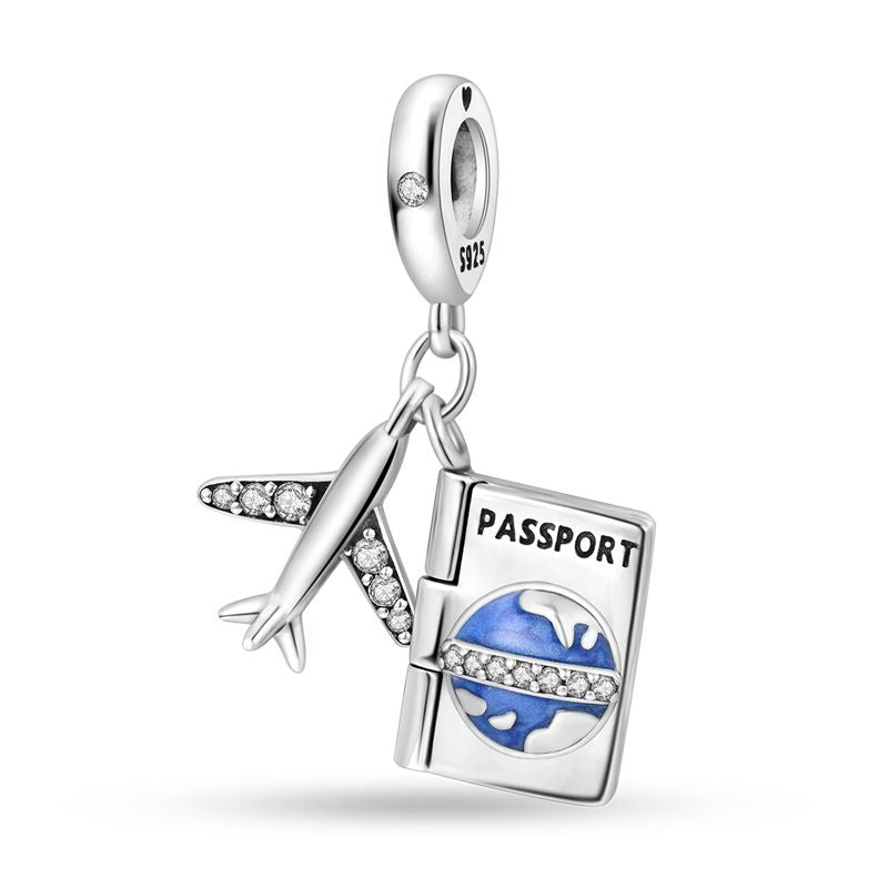 Avión y pasaporte dúo