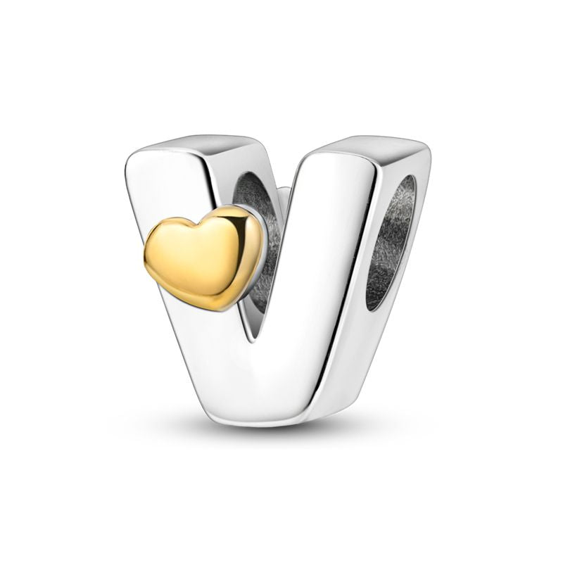 Inicial V corazón