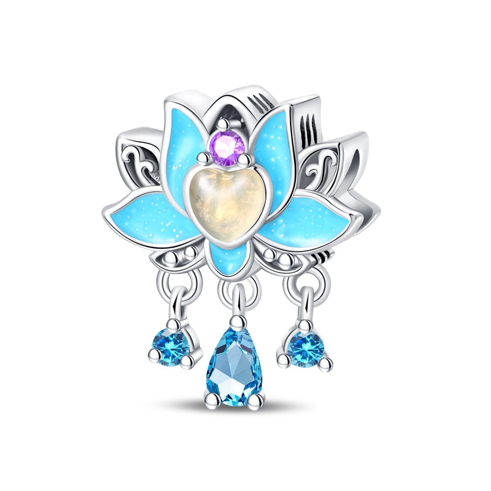Loto azul brillante