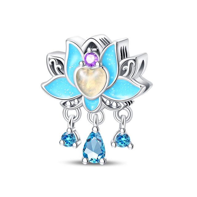 Loto azul brillante