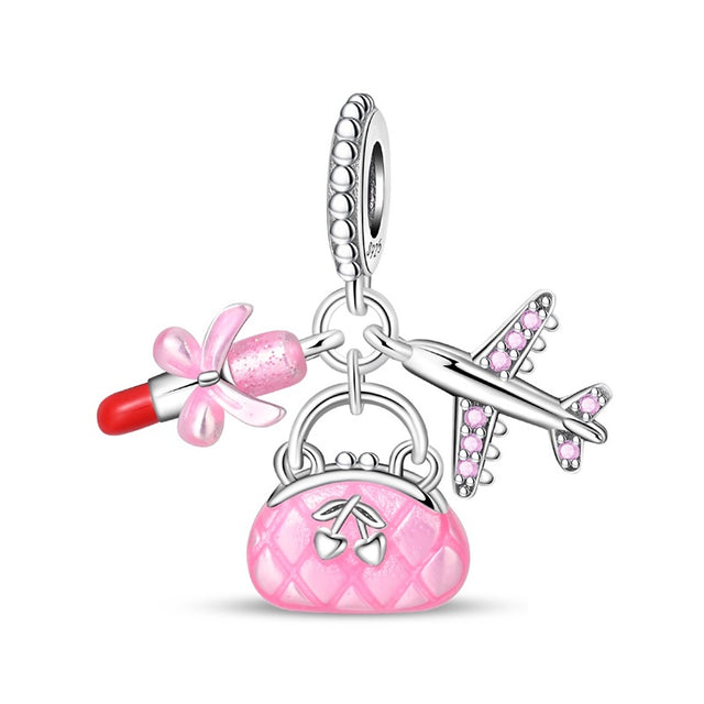 Bolso rosa de paseo