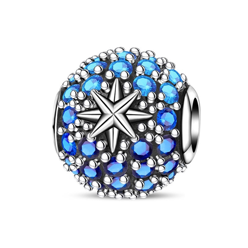 Cielo estrellado azul