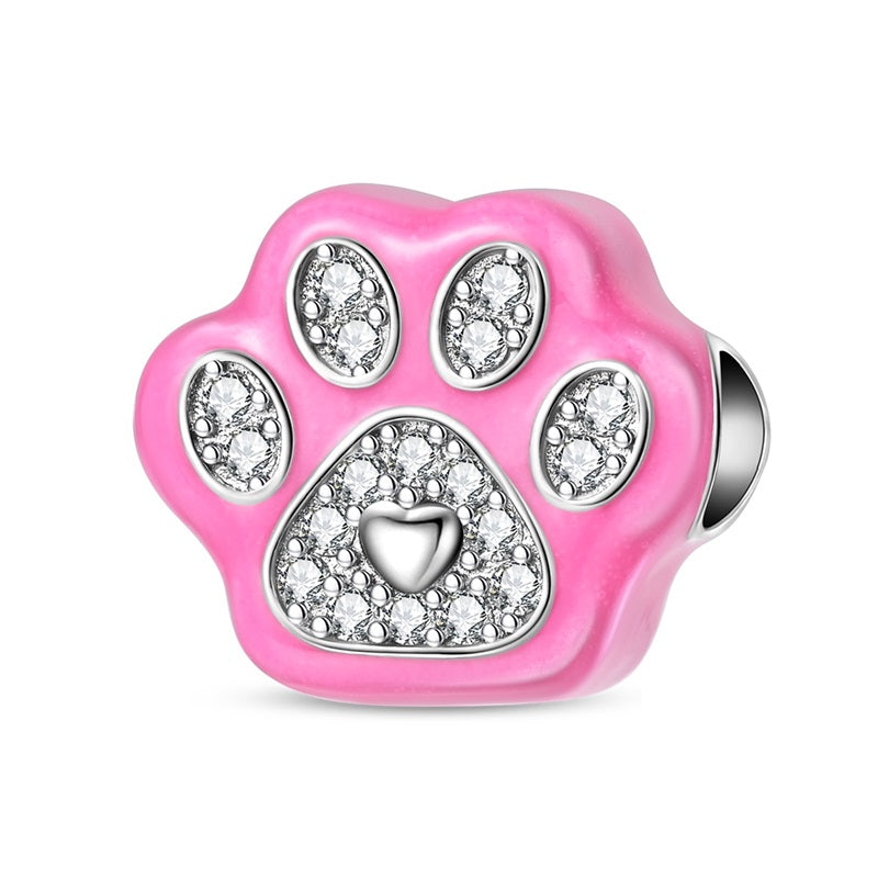 Patita de gato rosa