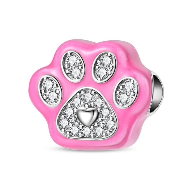 Patita de gato rosa