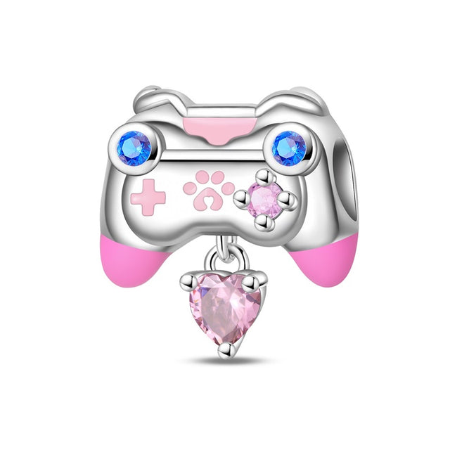 Gato consola rosa