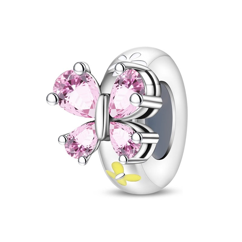 Mariposa cristal rosa