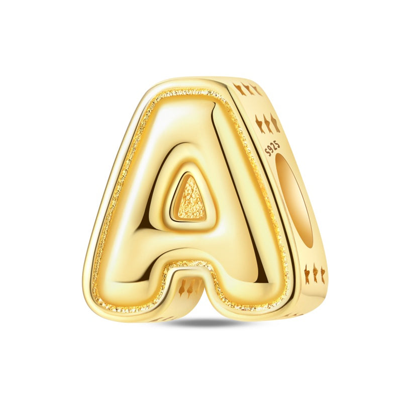 Inicial A oro brillante