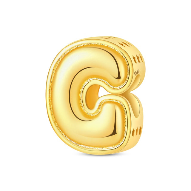 Inicial G oro brillante