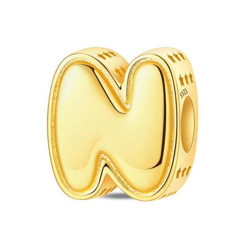 Inicial N oro cuenta