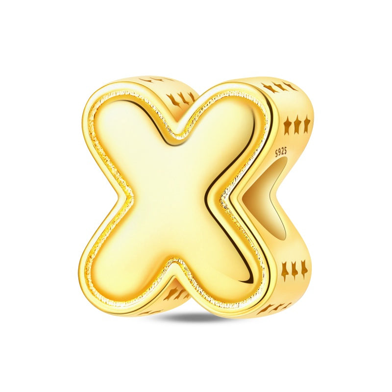 Inicial X oro cuenta