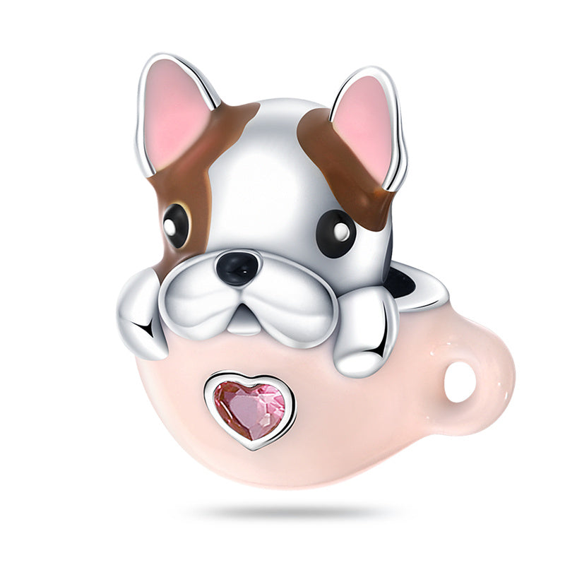 Perrito en taza
