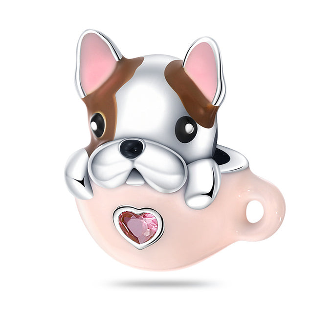 Perrito en taza