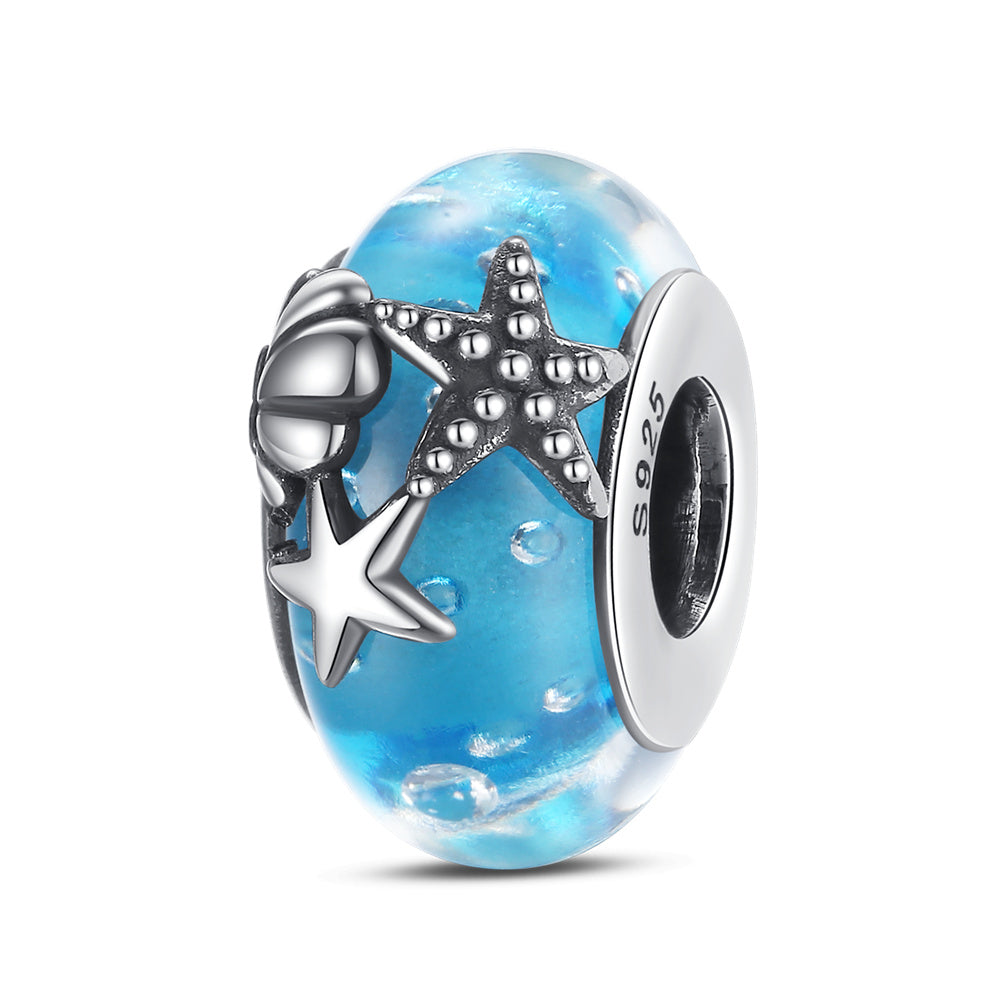 Cristal azul océano