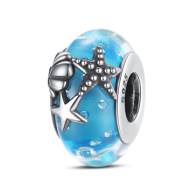 Cristal azul océano