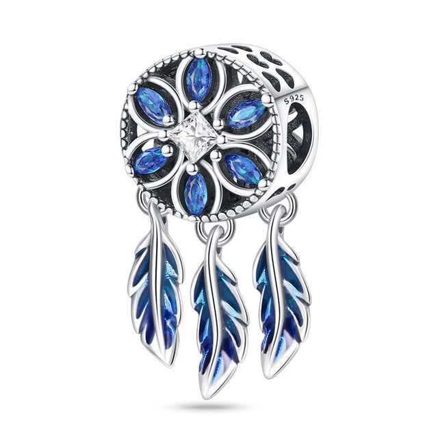 Atrapasueños cristal azul