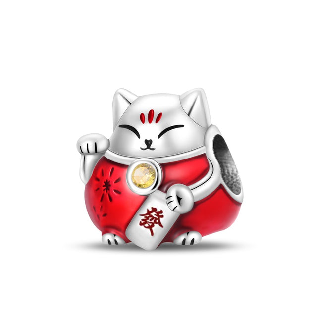 Gato de la fortuna año nuevo