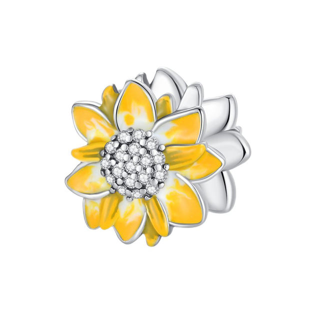 Flor oro y plata