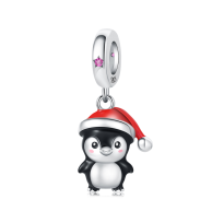 Pingüino navideño