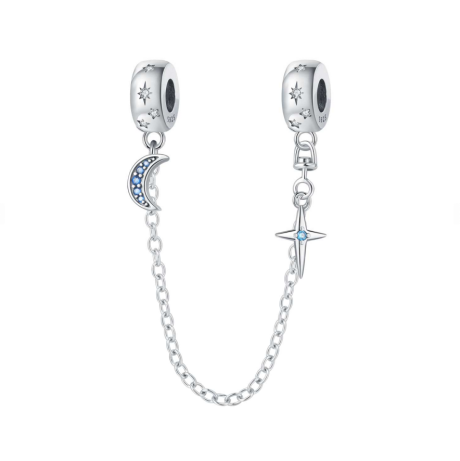 Cadena luna y estrella