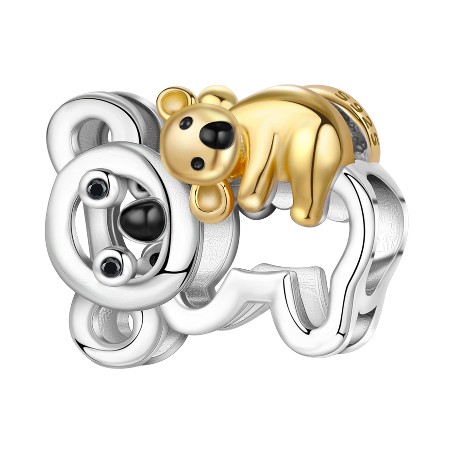 Koala y bebé bicolor