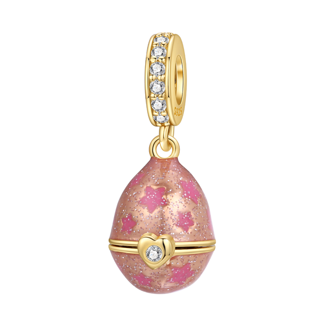 Huevo de Pascua rosa